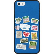 Coque iPhone 5/5s / SE (2016) - Silicone rigide noir Seals of the Dominican Republic DTMF