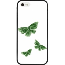 Coque iPhone 5/5s / SE (2016) - Silicone rigide noir Butterflies Spring 2026