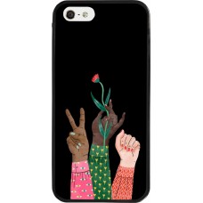 Coque iPhone 5/5s / SE (2016) - Silicone rigide noir Womens day 2026 2