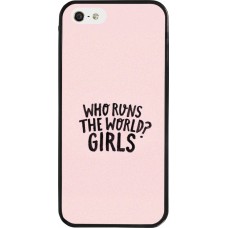Coque iPhone 5/5s / SE (2016) - Silicone rigide noir Womens day 2026 3