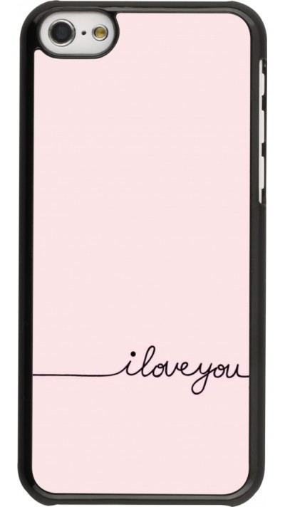 Coque iPhone 5c - Valentine 2023 i love you writing