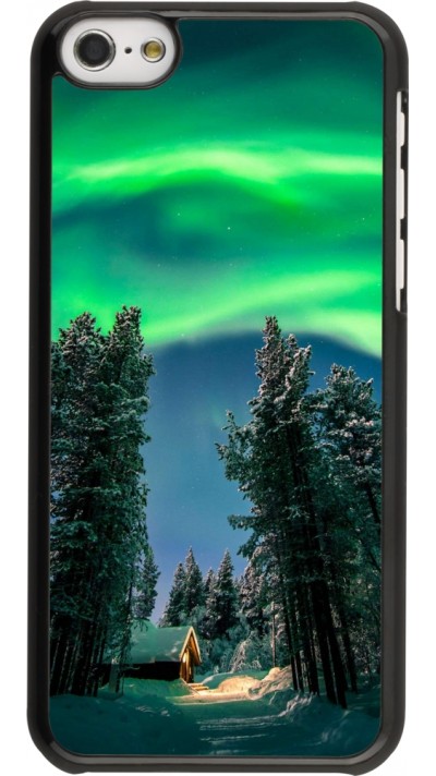 Coque iPhone 5c - Winter 22 Northern Lights