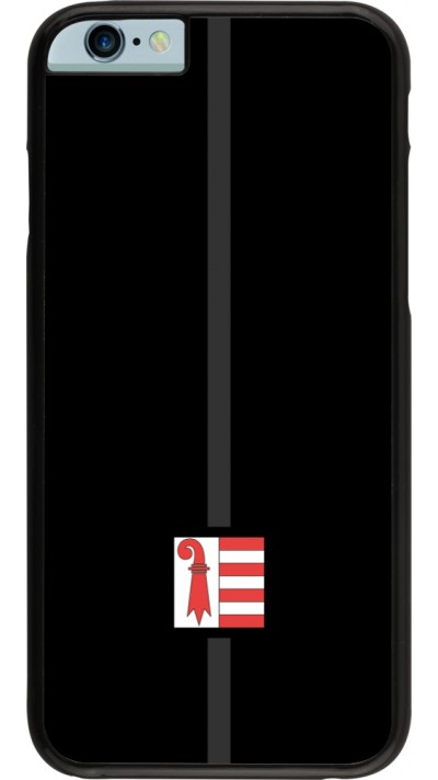 iPhone 6/6s Case Hülle - Kanton JU schwarz