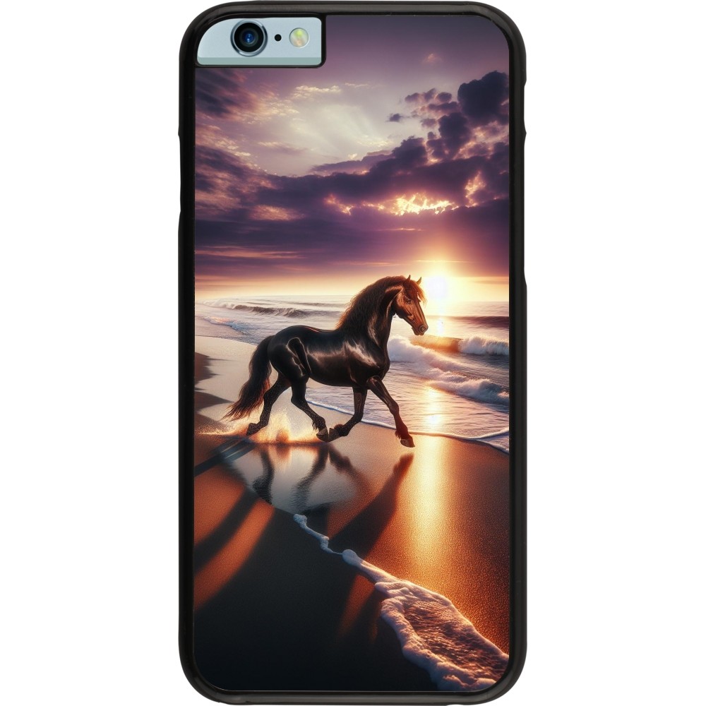 Coque iPhone 6/6s - Cheval majestueux plage
