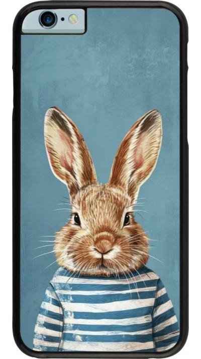 Coque iPhone 6/6s - Easter 2026 Rabbit navy