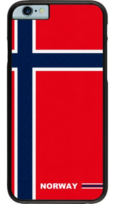 Coque iPhone 6/6s - Maillot de football Norvège 2026 personnalisable