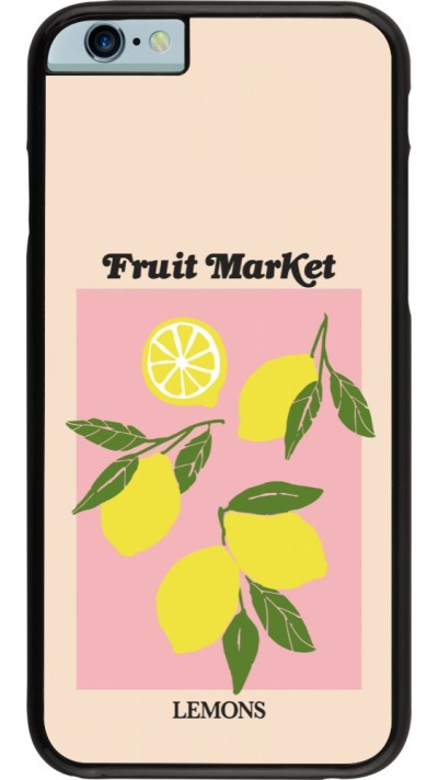 Coque iPhone 6/6s - Fruit market lemons 2026