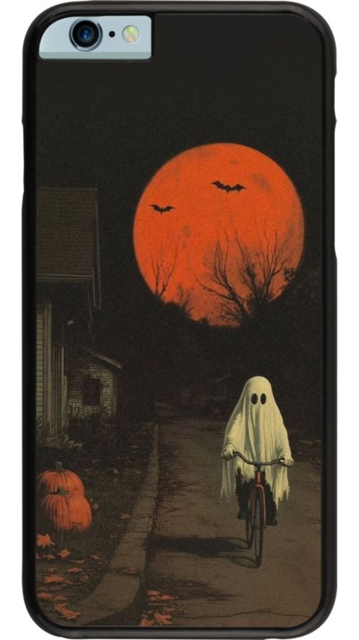 iPhone 6/6s Case Hülle - Halloween 2025 Ghost on a bicycle