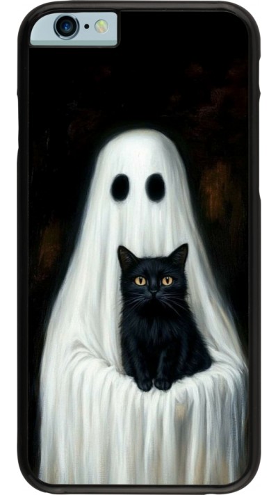 iPhone 6/6s Case Hülle - Halloween 2025 Ghost with black cat