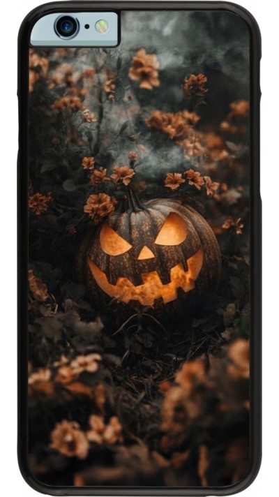 iPhone 6/6s Case Hülle - Halloween 2025 Pumpkin with flowers