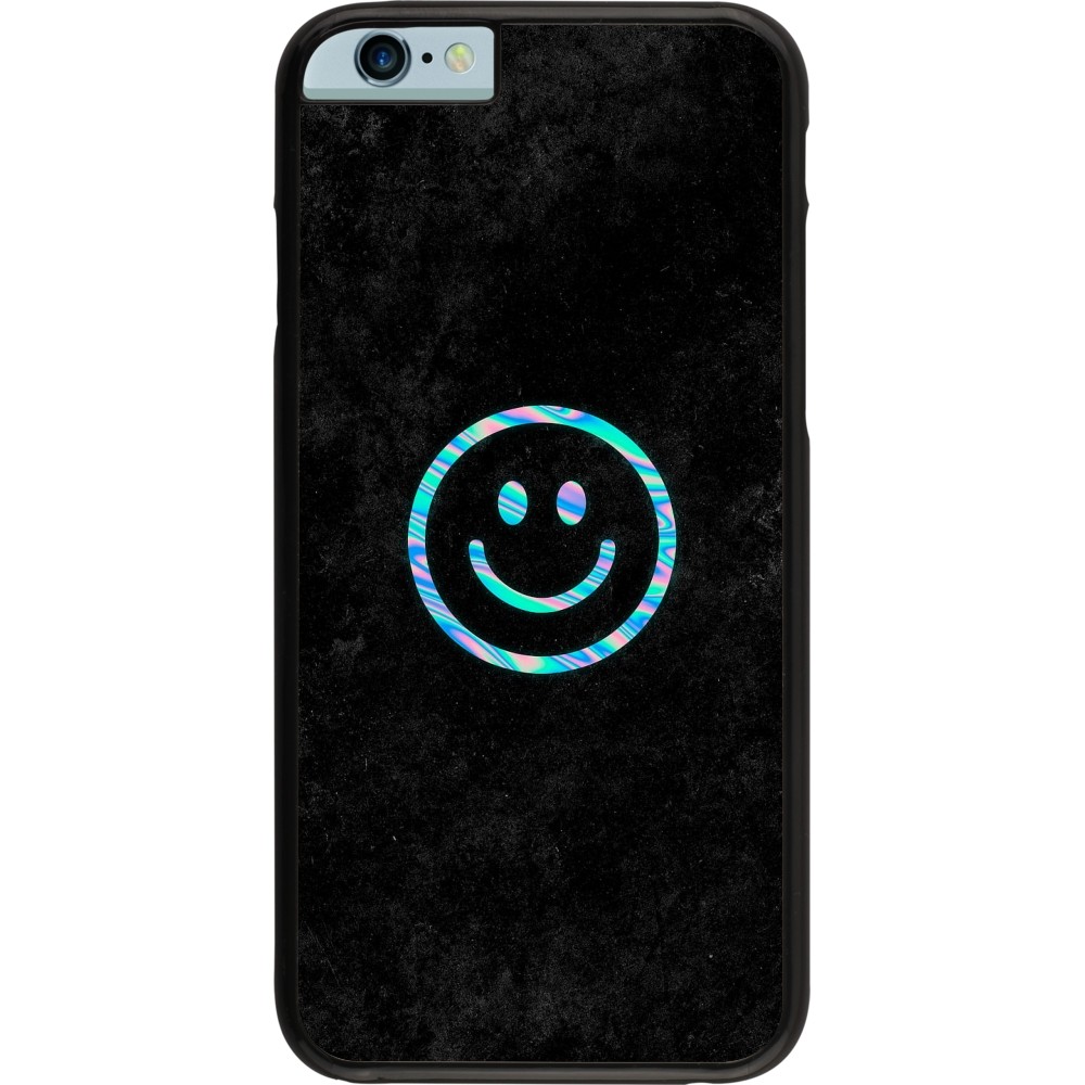 iPhone 6/6s Case Hülle - Happy smiley irisirt