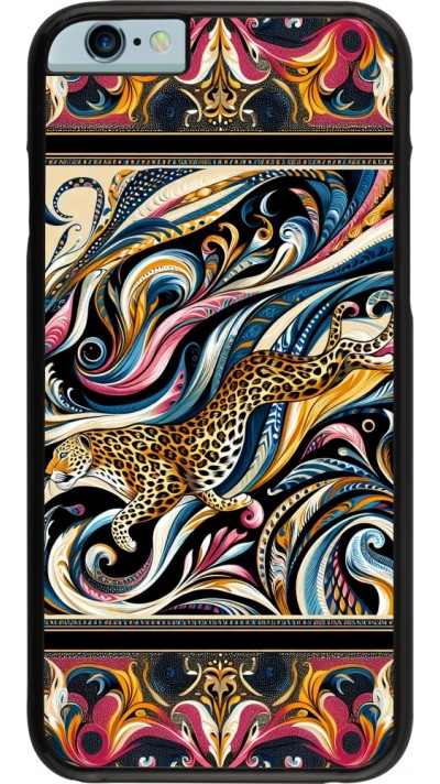 iPhone 6/6s Case Hülle - Leopard Abstrakte Kunst
