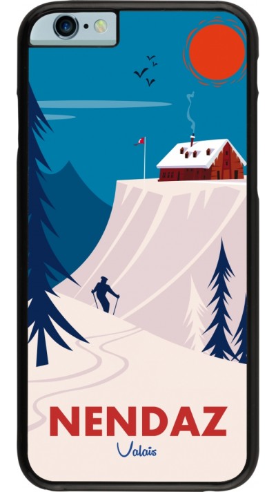 iPhone 6/6s Case Hülle - Nendaz Cabane Ski