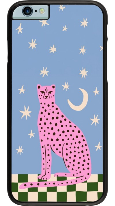 Coque iPhone 6/6s - Pink leopard with stars 2026