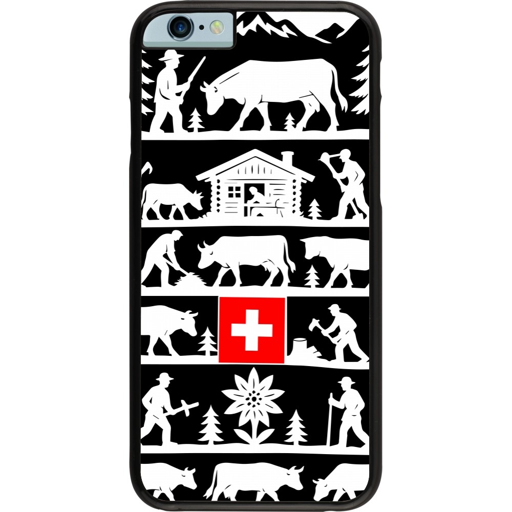 Coque iPhone 6/6s - Poya Suisse 1 noir