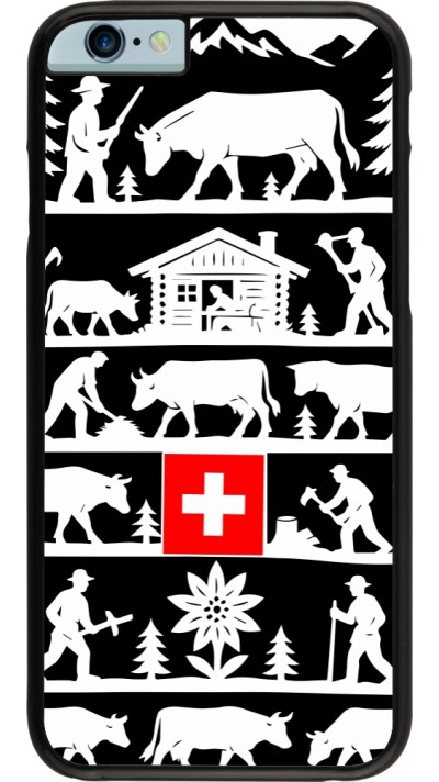 iPhone 6/6s Case Hülle - Poya Schweiz 1 schwarz