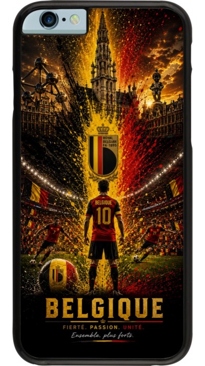 Coque iPhone 6/6s - Football Belgique splash 2026