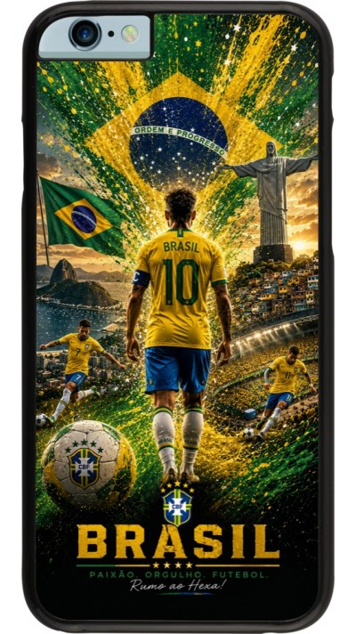 Coque iPhone 6/6s - Football Bre?sil splash 2026