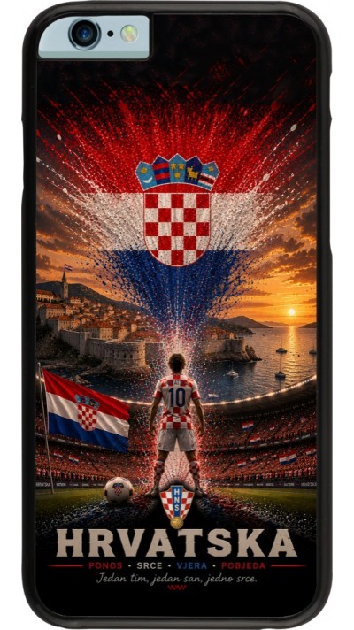 Coque iPhone 6/6s - Football Croatie splash 2026