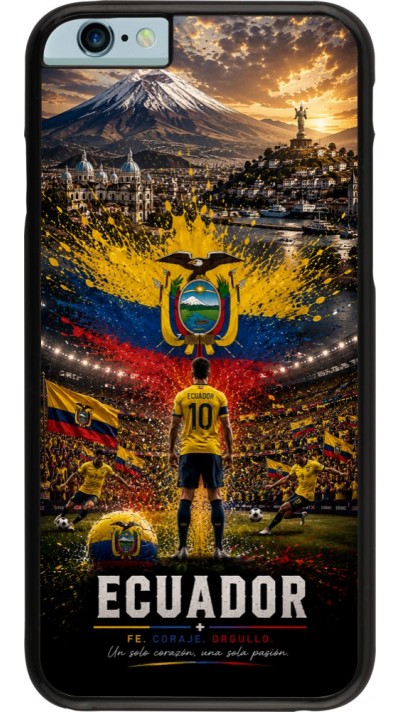Coque iPhone 6/6s - Football Équateur splash 2026
