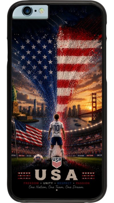 Coque iPhone 6/6s - Football États-Unis splash 2026