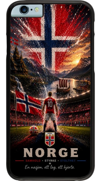 Coque iPhone 6/6s - Football Norvège splash 2026