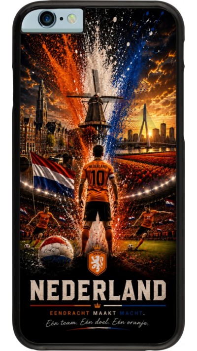 Coque iPhone 6/6s - Football Pays-Bas splash 2026