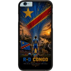 Coque iPhone 6/6s - Football République démocratique du Congo splash 2026