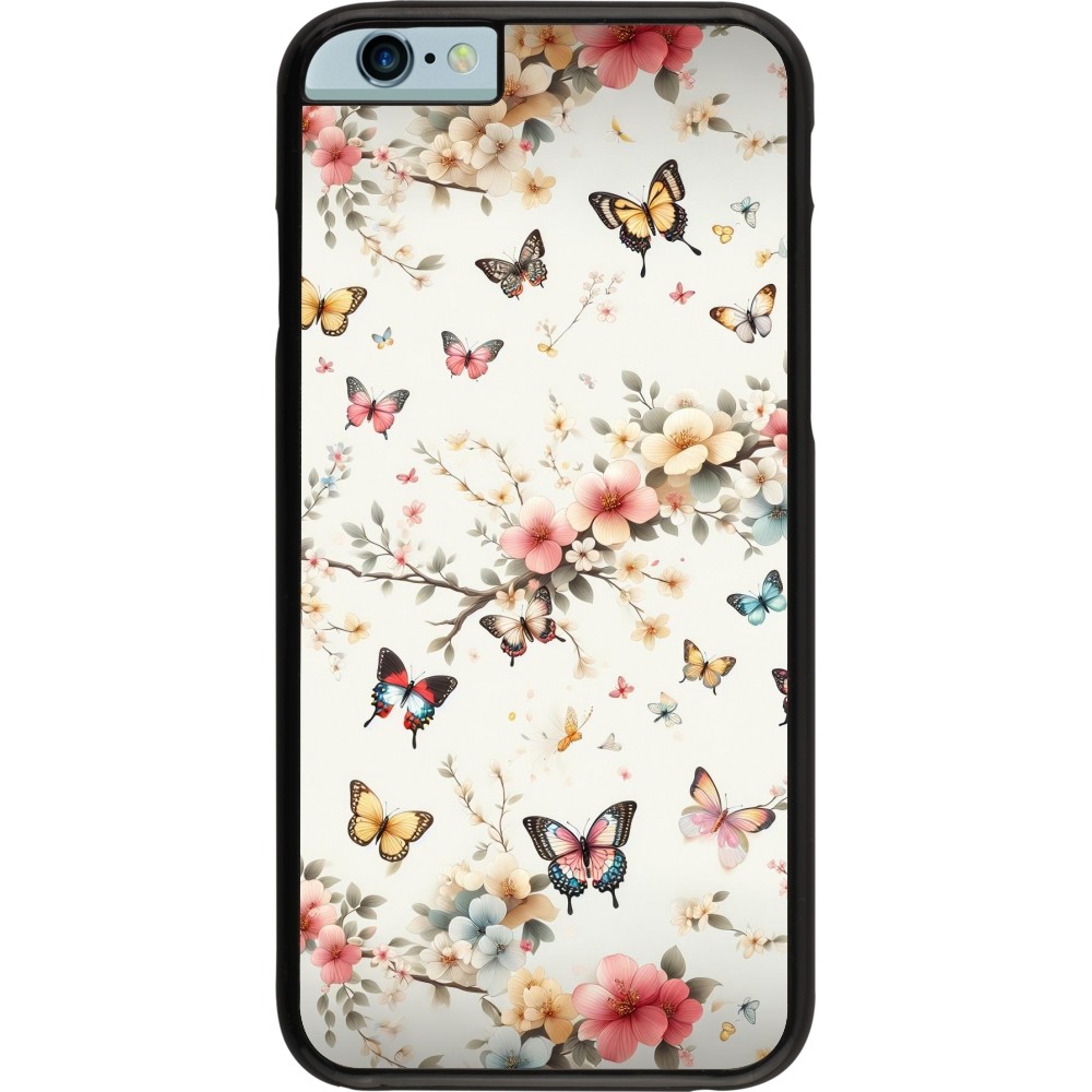 Coque iPhone 6/6s - Spring 25 Papillons Légers