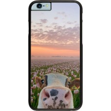 Coque iPhone 6/6s - Cow with tulips 2026
