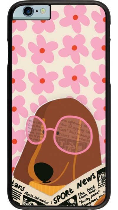 Coque iPhone 6/6s - Dog with newspaper 2026