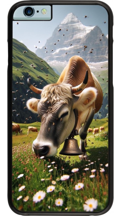 iPhone 6/6s Case Hülle - Kuh Berg Wallis