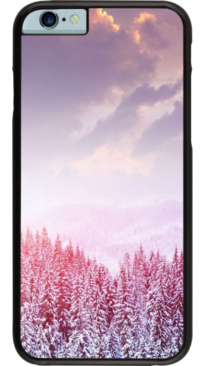 iPhone 6/6s Case Hülle - Winter 22 Pink Forest