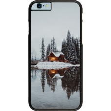 Coque iPhone 6/6s - Winter 25 Winter house forest afternoon