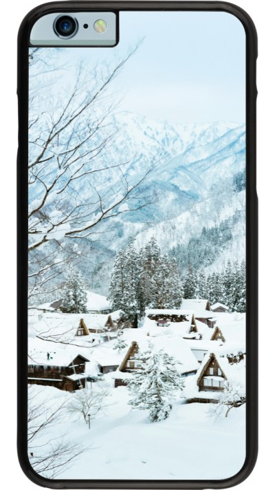 Coque iPhone 6/6s - Winter 25 Winter snowy landscape