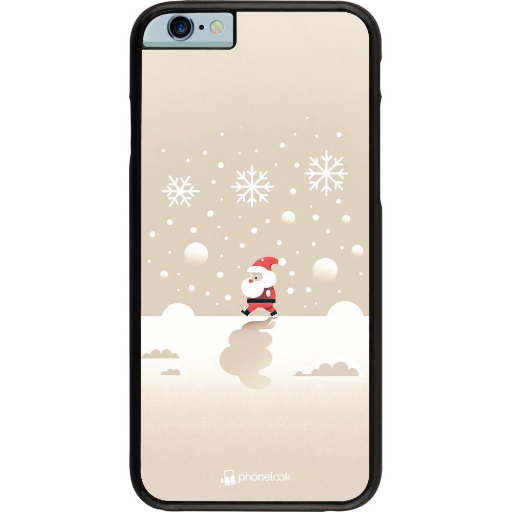 Coque iPhone 6/6s - Noël 2023 Minimalist Santa