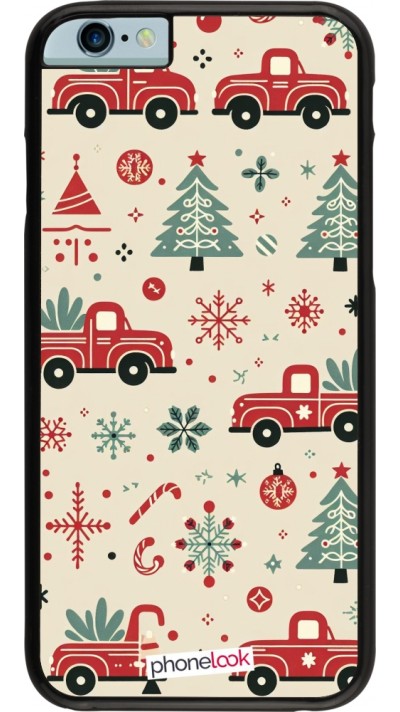 iPhone 6/6s Case Hülle - Weihnachten 2024 Lkw Tanne