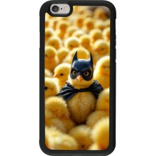 Coque iPhone 6/6s - Silicone rigide noir Easter 2026 Chicken Batman