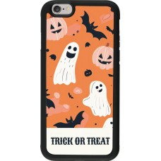 iPhone 6/6s Case Hülle - Silikon schwarz Halloween 2025 Trick treat