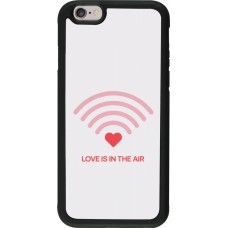 iPhone 6/6s Case Hülle - Silikon schwarz Saint Valentines Day 26 Love is in the air