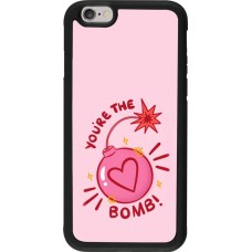 iPhone 6/6s Case Hülle - Silikon schwarz Saint Valentines Day 26 You are the bomb