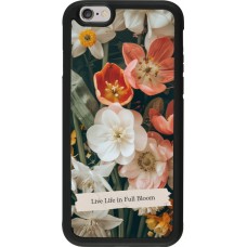 iPhone 6/6s Case Hülle - Silikon schwarz Full Bloom 2026