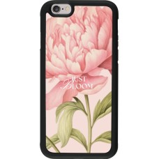 Coque iPhone 6/6s - Silicone rigide noir Just Bloom 2026