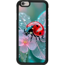 iPhone 6/6s Case Hülle - Silikon schwarz Ladybird in bloom 2026