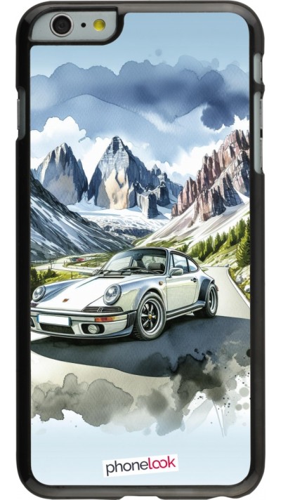 Coque iPhone 6 Plus / 6s Plus - Porsche 911 Mountain Watercolor