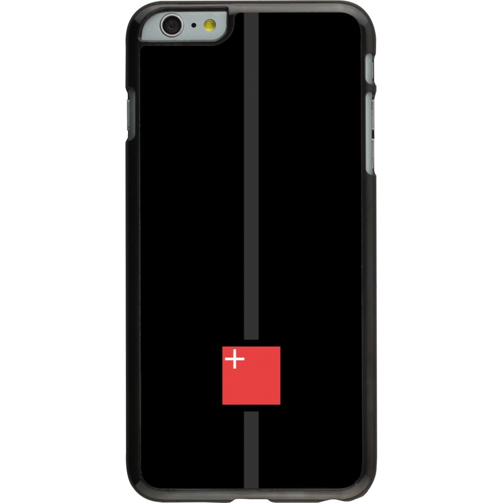 iPhone 6 Plus / 6s Plus Case Hülle - Kanton SZ schwarz