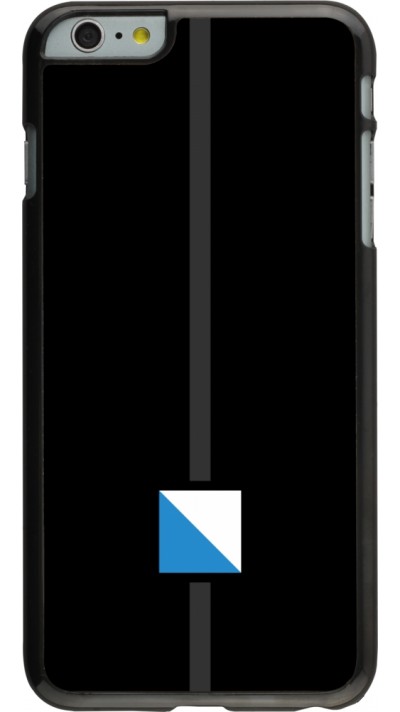 iPhone 6 Plus / 6s Plus Case Hülle - Kanton ZH schwarz
