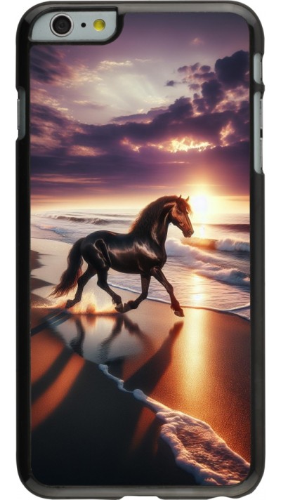 iPhone 6 Plus / 6s Plus Case Hülle - Pferd majestätisch Strand