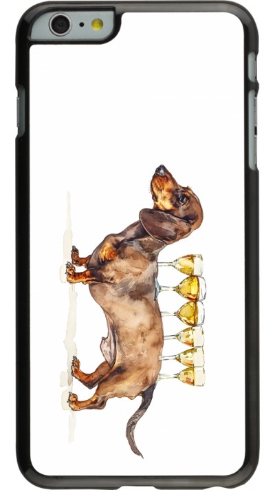iPhone 6 Plus / 6s Plus Case Hülle - Wine Teckel
