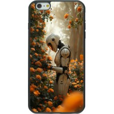Coque iPhone 6 Plus / 6s Plus - Silicone rigide noir Astronaut flowers 2025